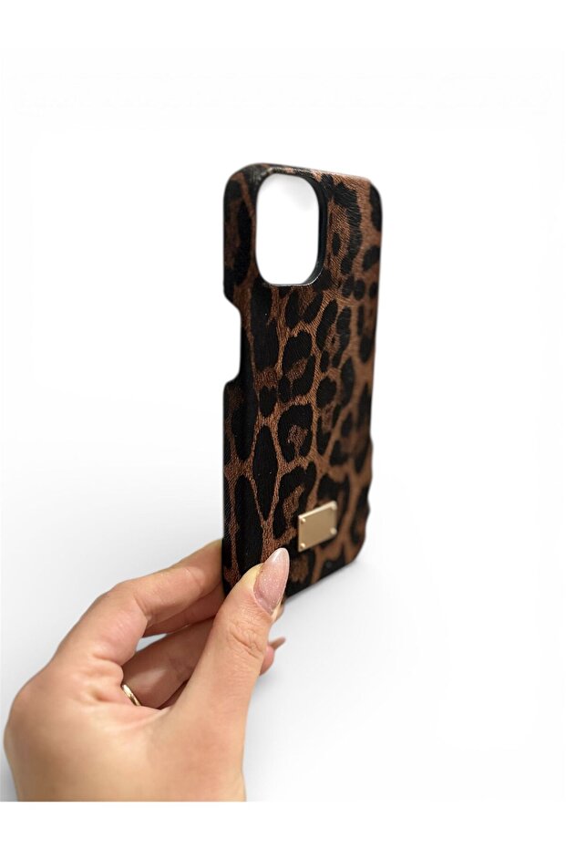 Brown Leopard Pattern Case Compatible with iPhone 13-14 - 2