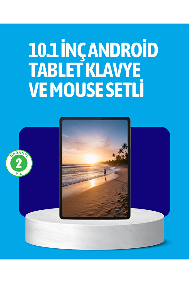 Android 15 Tablet Klavyeli Mouse’lu Profesyonel Set - 1