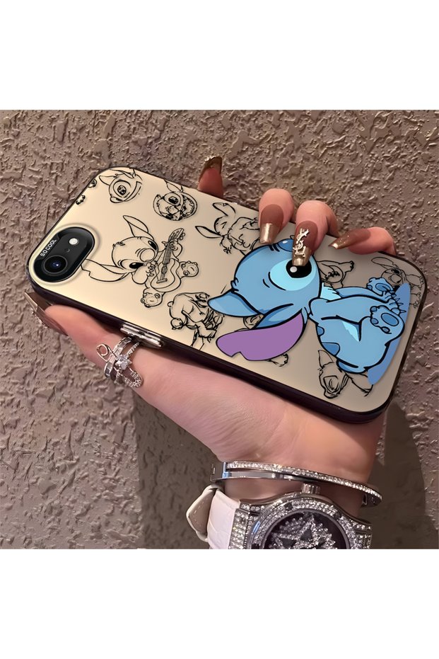 iPhone 7/8/Se 2020 2022 Compatible High-Quality Cartoon Printed Case Stylish Versatile Full