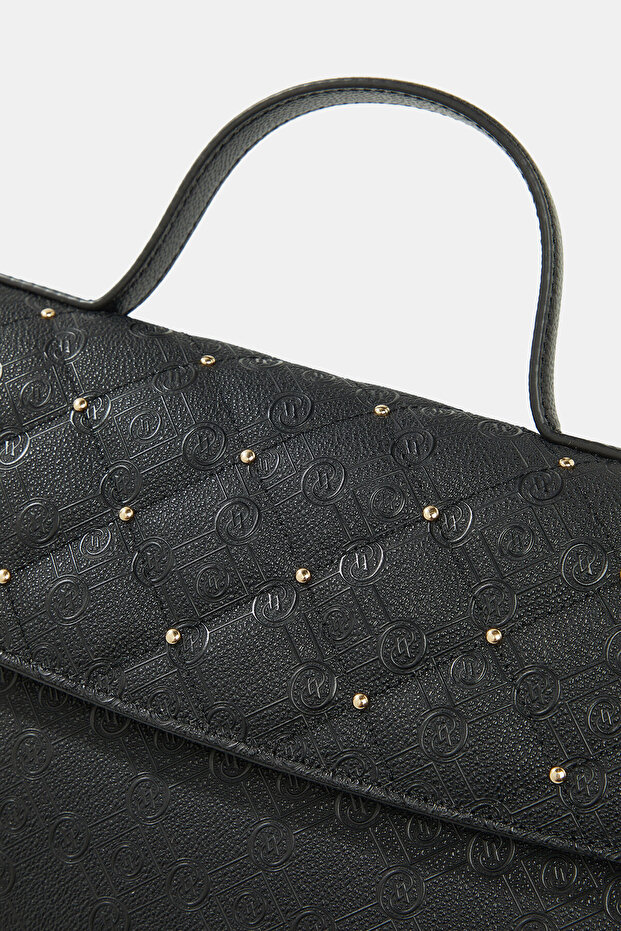 SİYAH MONOGRAM ÇANTA - 4