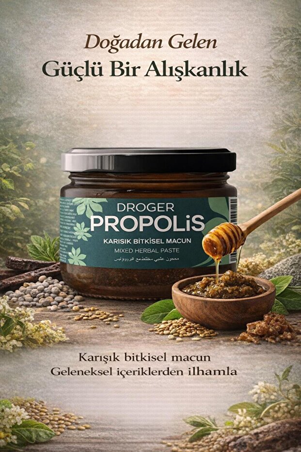 Propolisli Karışık Bitkisel Macun – Geleneksel Formül