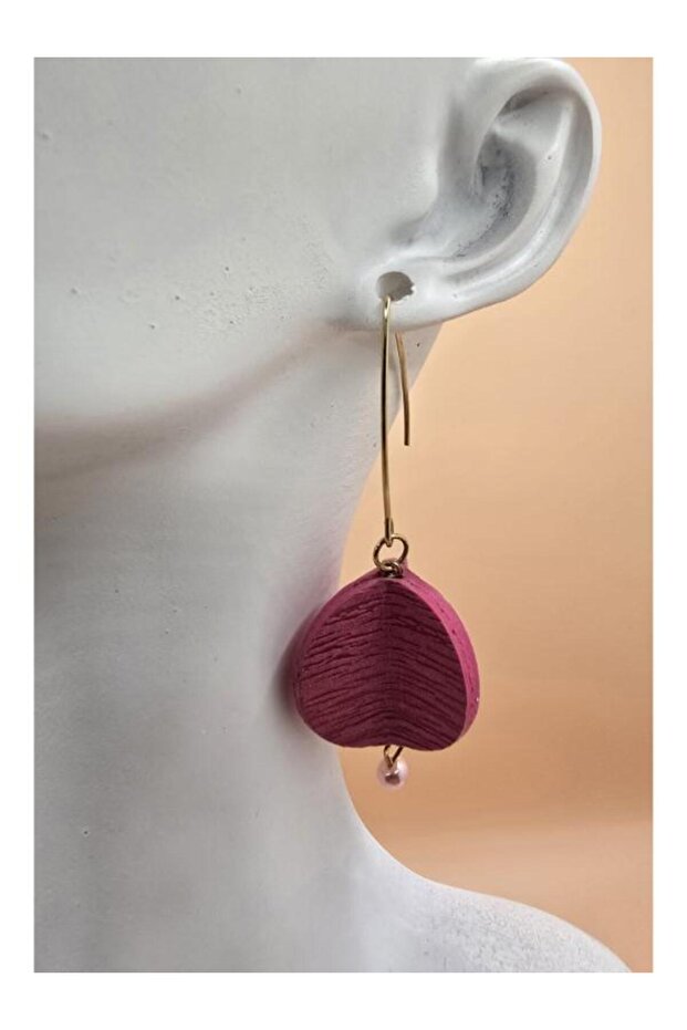 3D LEATHER EARRINGS - 2