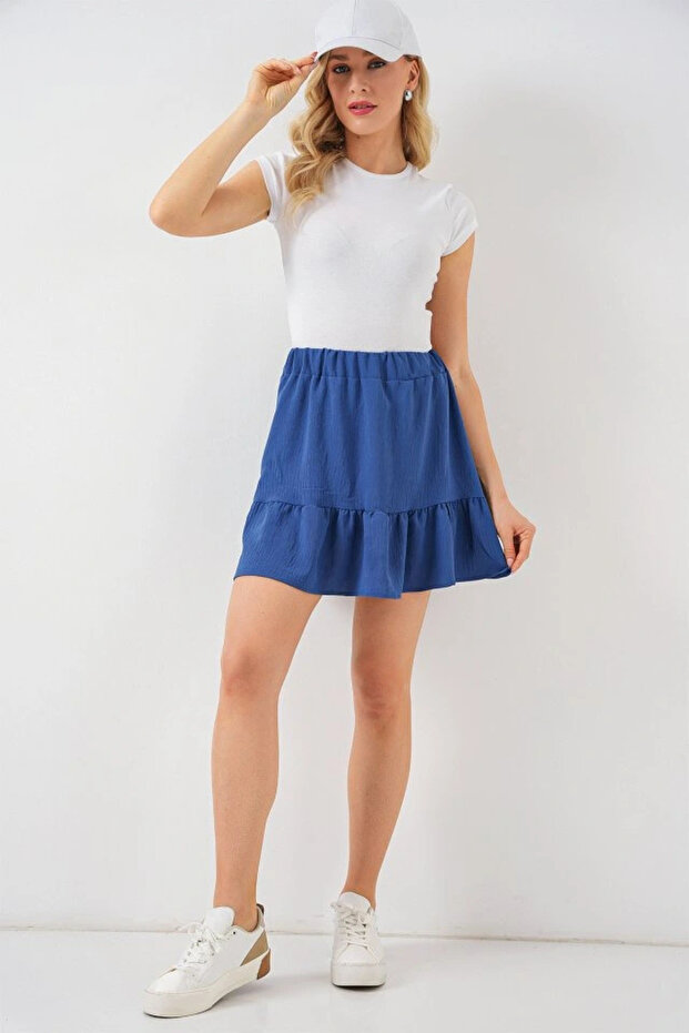 Ayrobin Mini Skirt 8054 - Indigo - 2