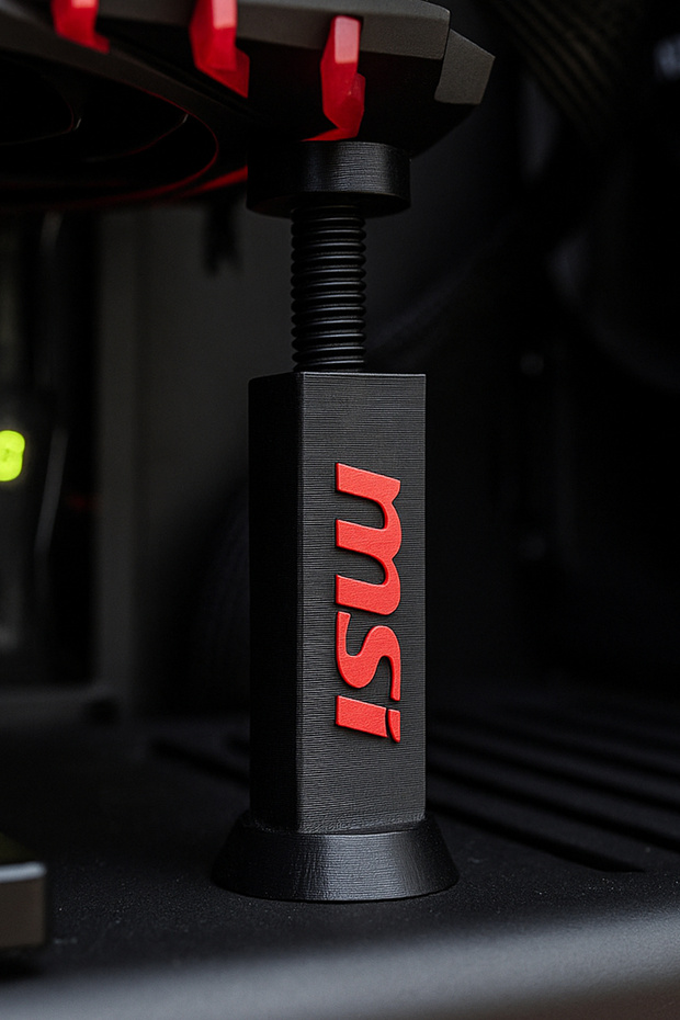 Msi Logo Graphics Card Support Bracket – Gpu Sag Prevention Adjustable Support Bracket - 1