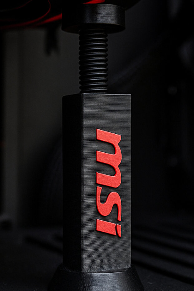 Msi Logo Graphics Card Support Bracket – Gpu Sag Prevention Adjustable Support Bracket - 2