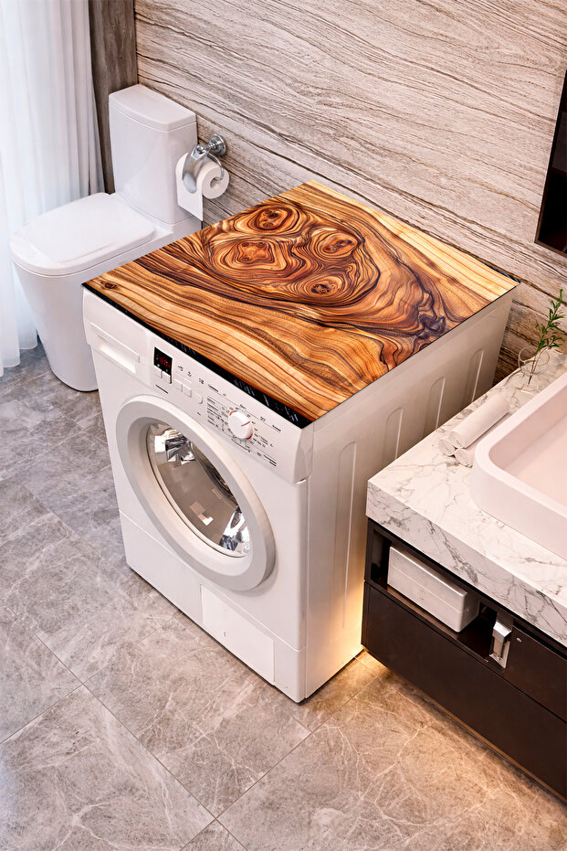 Washing Machine Dryer Cover Protection Pad Mat Non-Slip Washable