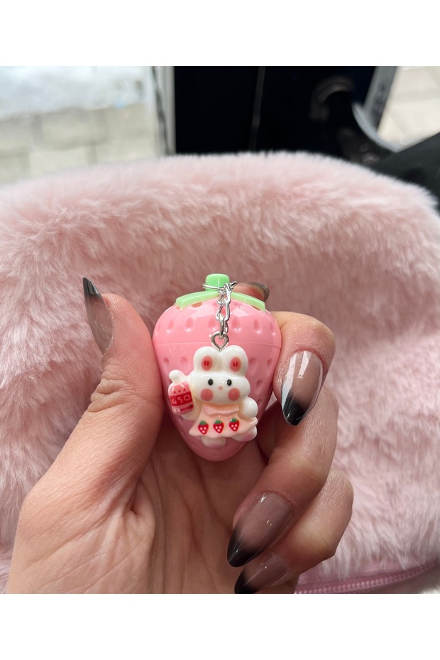 çilek charmlı lip balm - 1