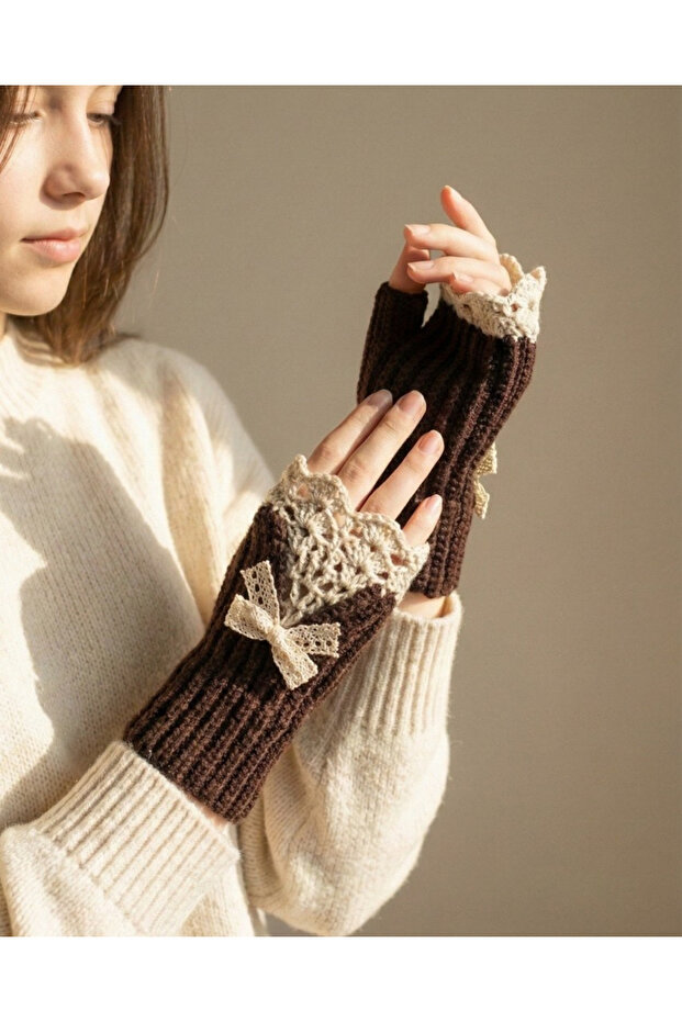 Vintage Örgü Eldiven - 2