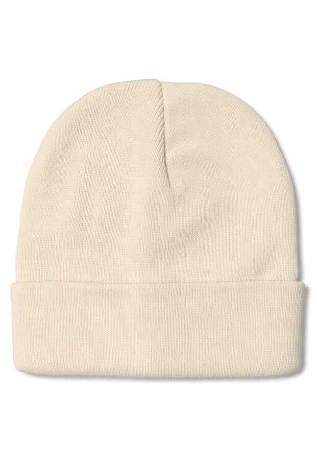 Unisex winter foldable basic beanie - 1