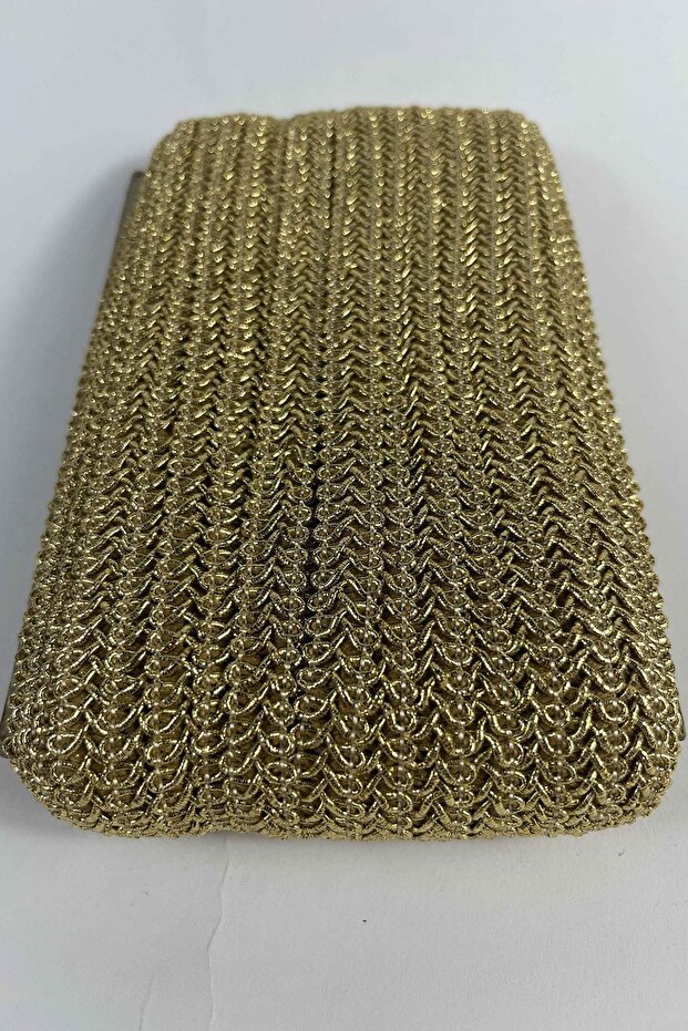 Gold Glitter Ram Horn Ribbon – Decorative Edge Trim and Handicraft Accessory (3 Meters)