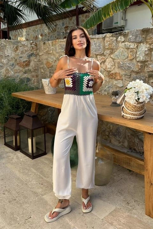 Jasmin Süzüneli Keten Tulum 1280-08 - 4