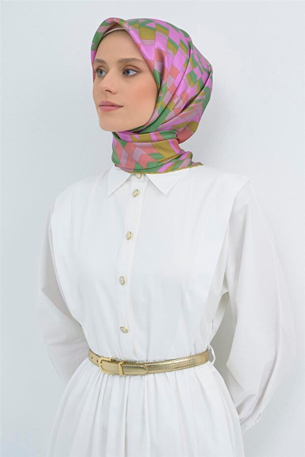وشاح من الحرير الخالص 9507D 54