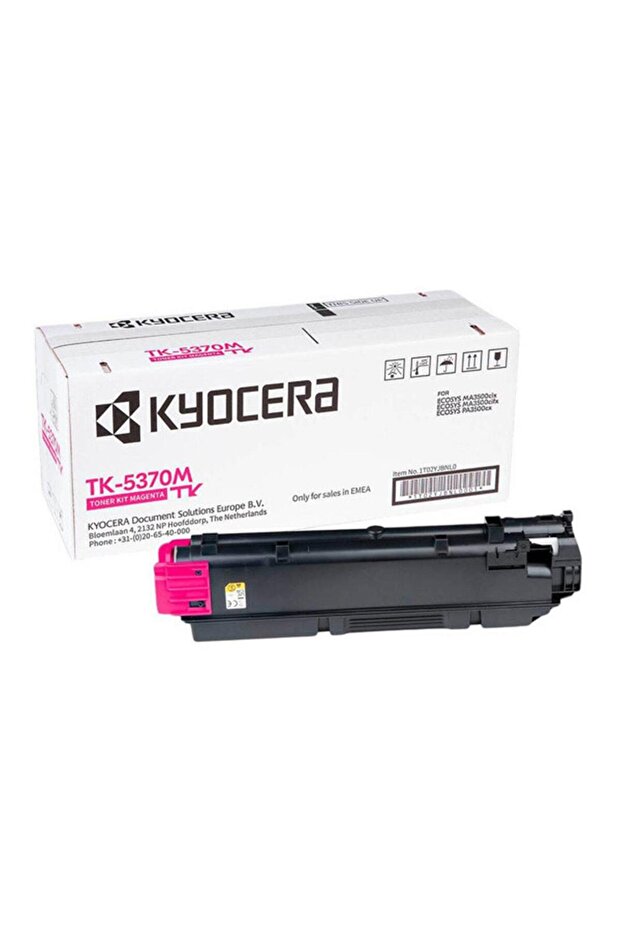 Data-Ez98 Tk-5370M Magenta Red Original Copier Toner Ecosys Ma3500Cix - Ma3500Cifx 5,000 Pages