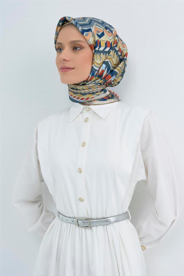 وشاح من الحرير الخالص 9542D 81