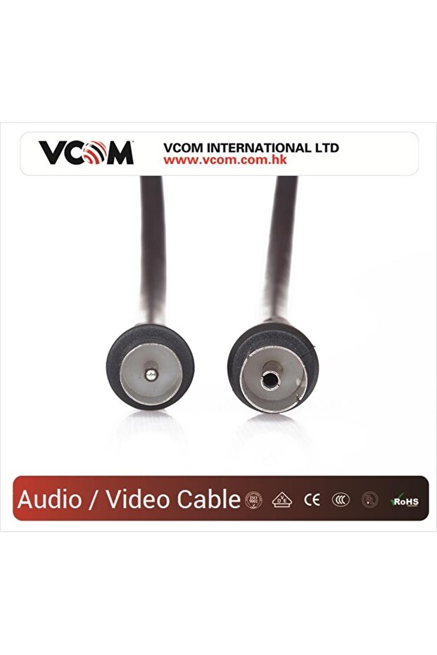 Vcom CV602-B تمديد تلفزيون أسود تناظري 3 متر