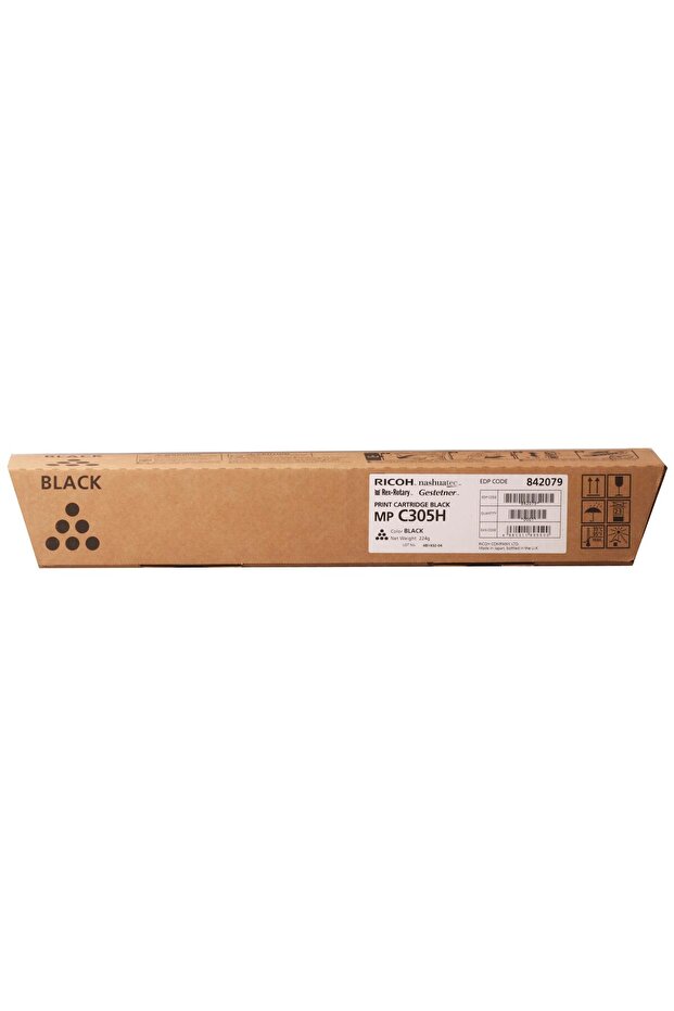 حبر ناسخة أصلي أسود data-eq340 MP C305 لطابعة MP C305SP-305SPF بسعة 12,000 صفحة