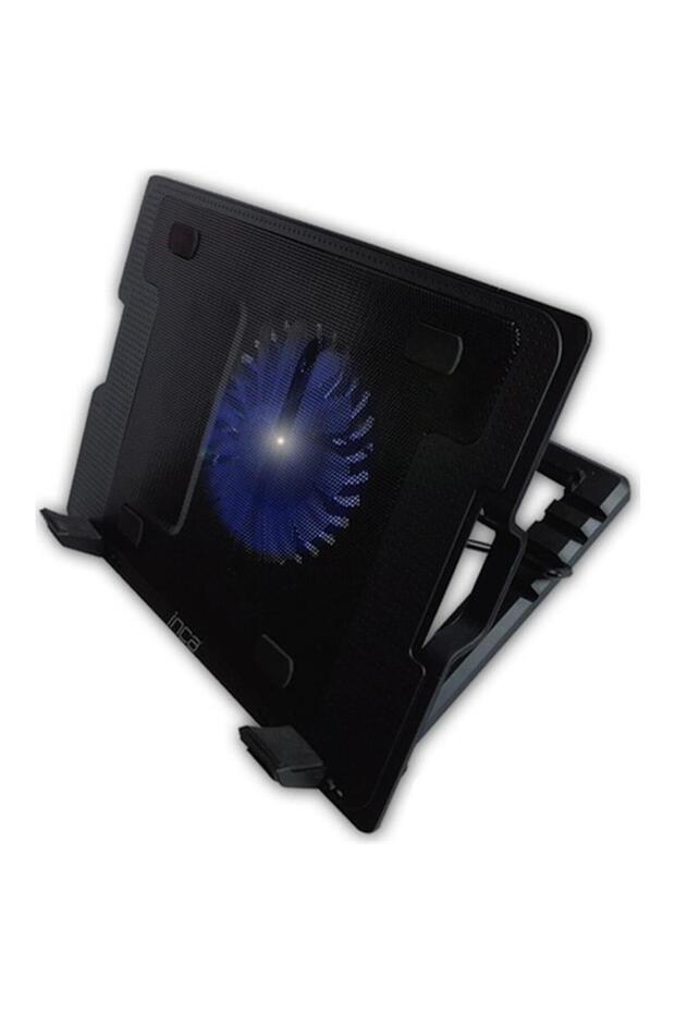 مبرد الكمبيوتر المحمول data-c808 Inc-343fxs باللون الأسود مع حامل USB قابل للتعديل