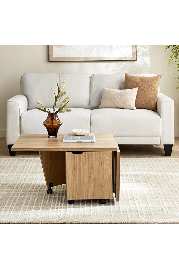 طاولة قهوة قابلة للطي على طراز همنغواي - 3