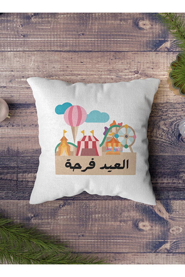 غطاء وسادة من البوليستر بتصميم العيد - 2