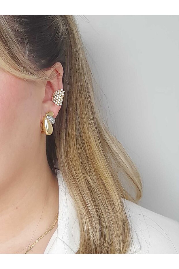 إكسسوار أذن ذهبي من نوع فينتي - 2