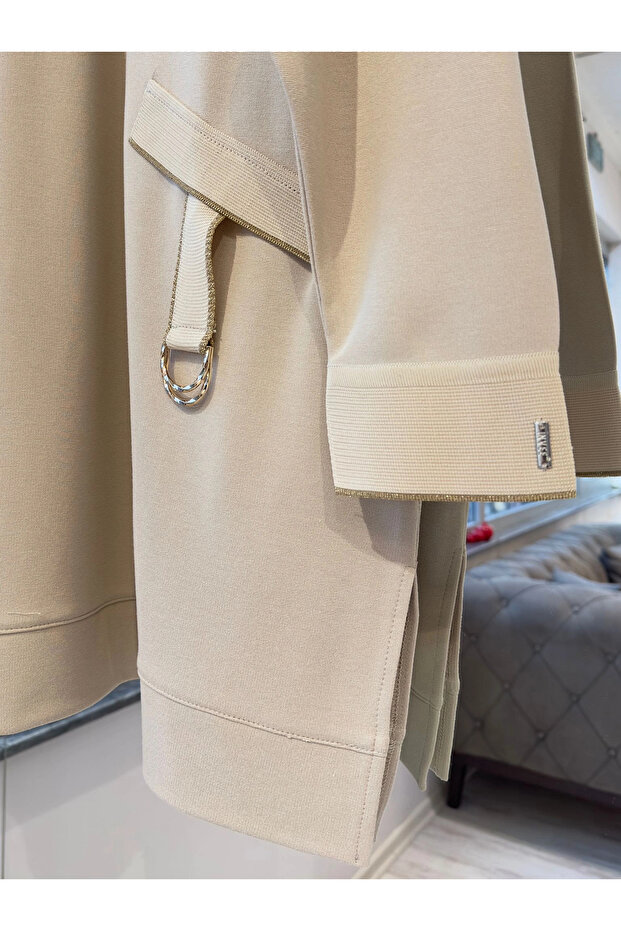 İki İplik Tunik - Bej - 7