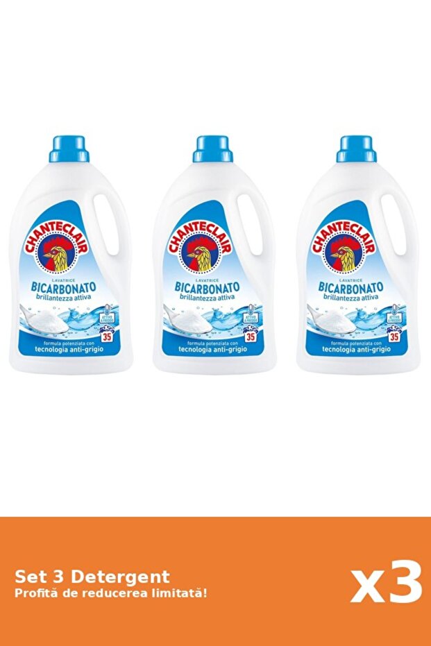 Set 3 Detergent Bicarbonat, 1575 ml - 1