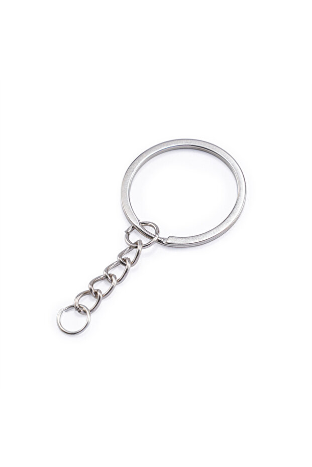 20pcs silver color 20/50pcs Gold Color Key Chain Key Ring Bronze Rhodium 28mm Long Round Split Keyri