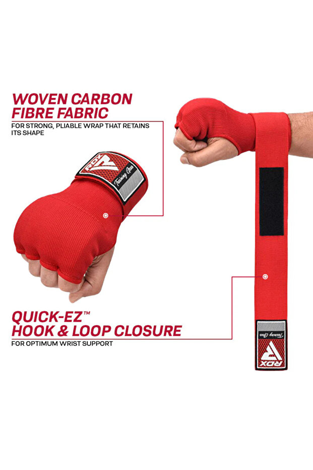 Gel-lined inner gloves Hook and loop hand strap - 5