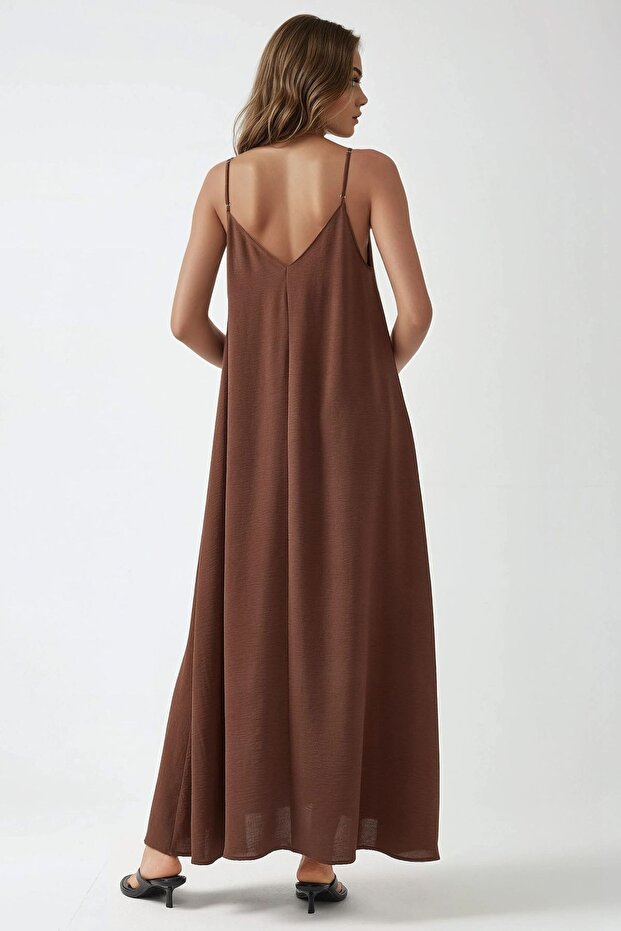 Rochie maxi în formă de A - 3