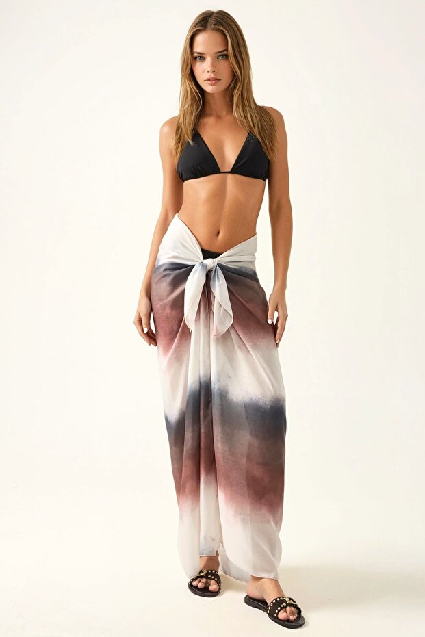 Desenli Maxi Pareo - 7