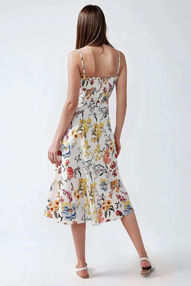 Rochie midi cu imprimeu - 4