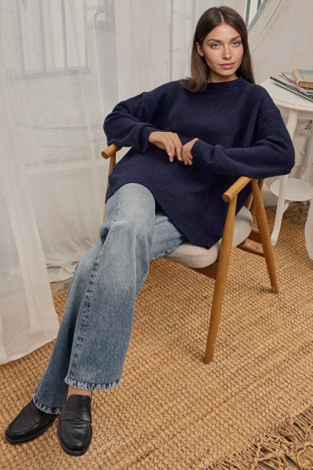 Rahat Bisiklet Yaka Triko Kazak - 6