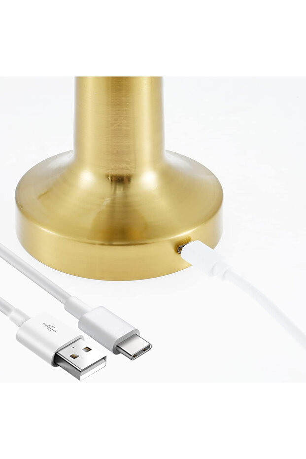 Brass Cordless Bar Table Lamp warm lightning - 4