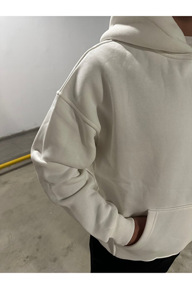 Beyaz sweatshirt - 2