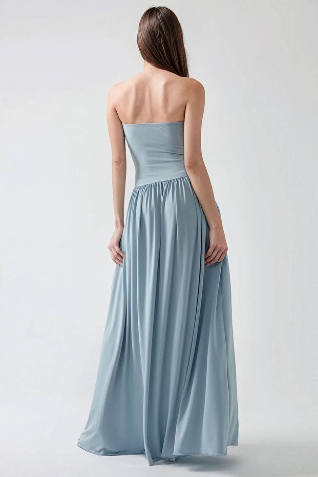 Φόρεμα Sofie Strapless Bodycon Sandy Maxi - 6