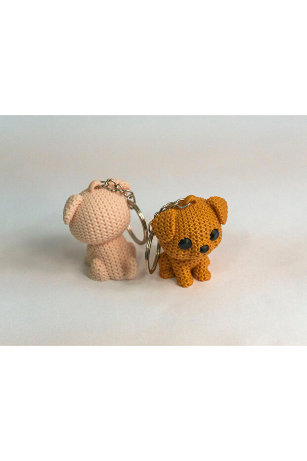 Örgü Köpek Anahtarlık - 1