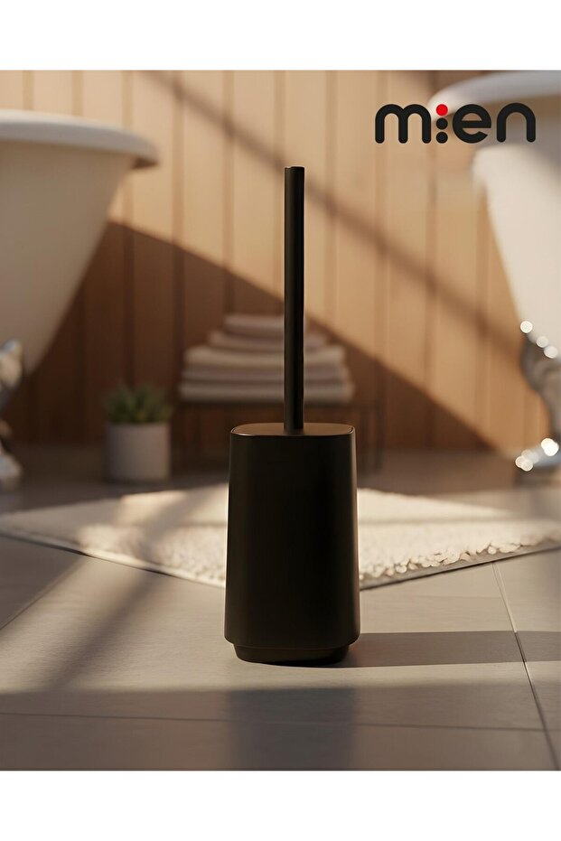 Black Square Acrylic Toilet Brush