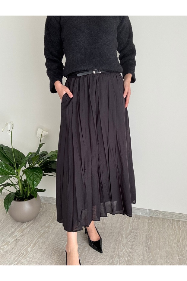 Kırışık kumaş Etek - 2