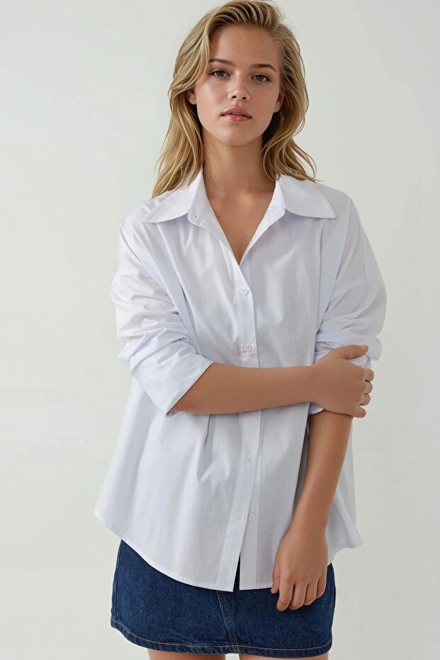 Regular Fit %100 Pamuk Gömlek - 7