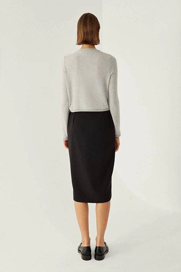 Yarık Maxi Etek - 4