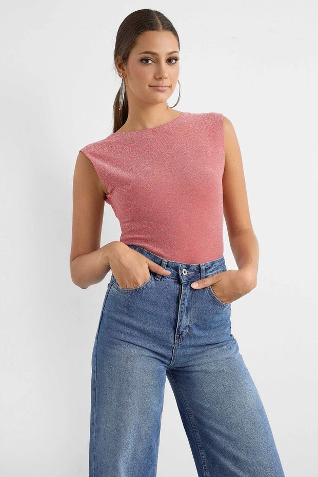 Lureks Sırt Dekolteli Bluz - 3