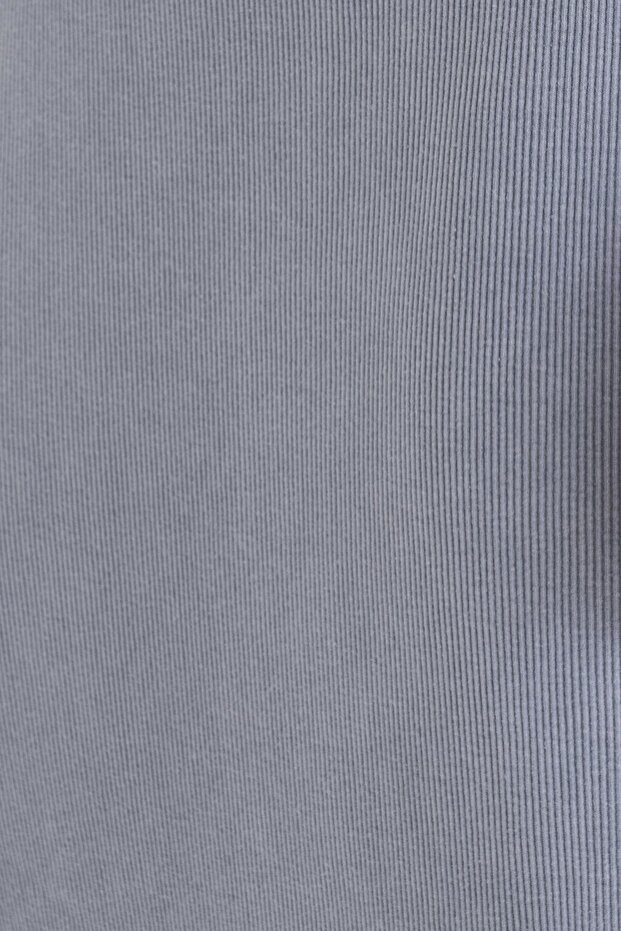 Normal Bel Beli Lastikli Basic Midi Etek - 7