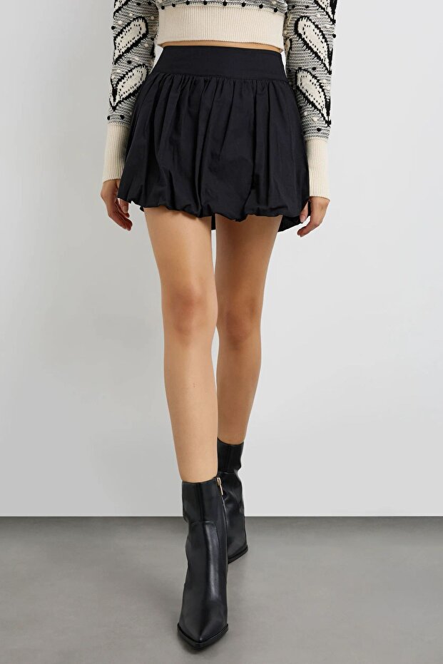 Mini Şortlu Balon Etek - 2