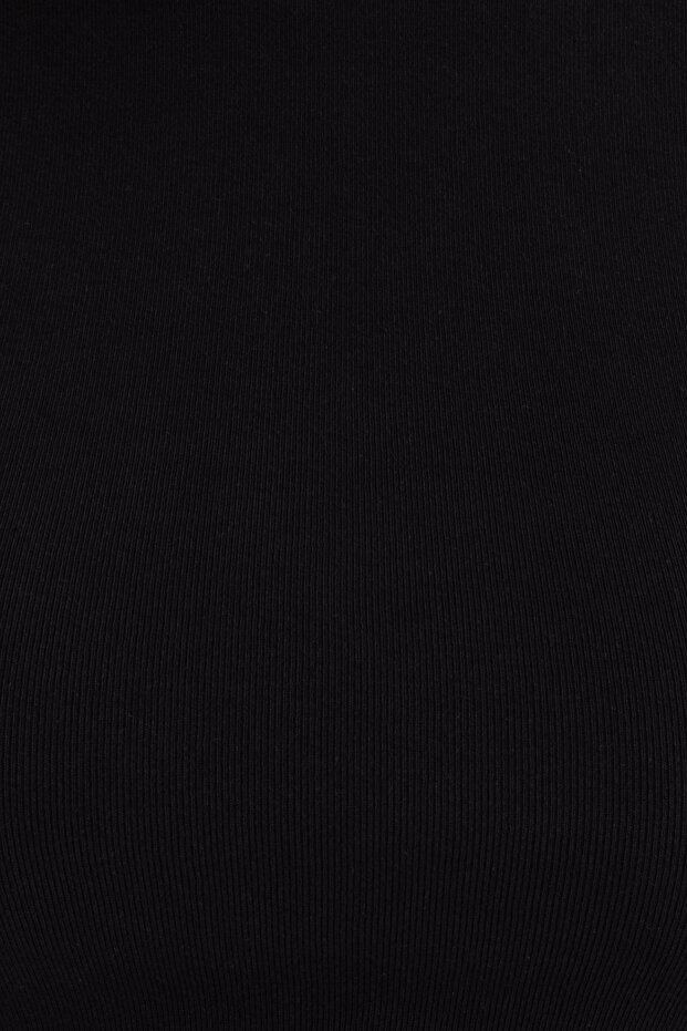 Geniş Bisiklet Yaka Basic Üst - 5