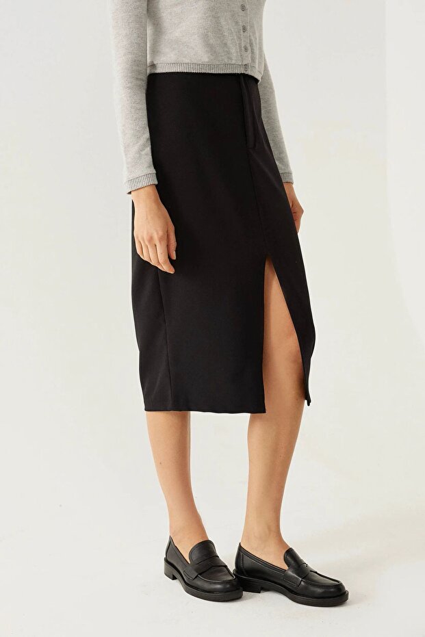 Yarık Maxi Etek - 3