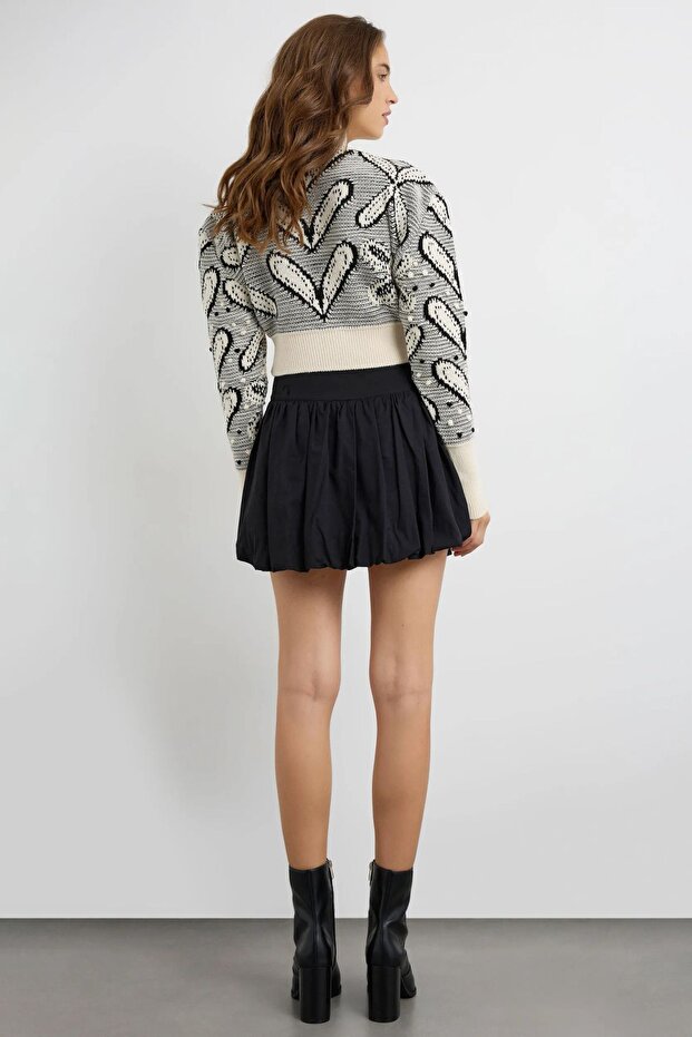 Mini Şortlu Balon Etek - 5