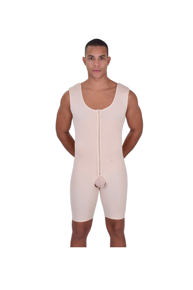 Men's Gynecomastia Chest and Abdomen Shaping / Sculpting Body Shaper Laptop Model Agraflı Corset