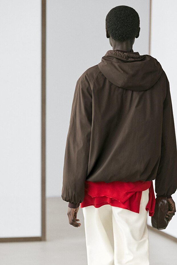 Dik yaka şişme ceket - 4