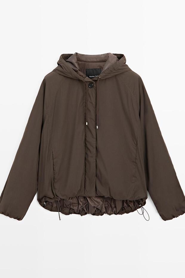 Dik yaka şişme ceket - 5