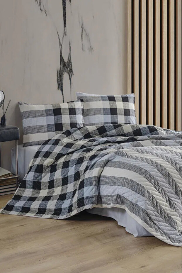 Double Ranforce Duvet Cover Set - 4 Pieces - 100% Cotton - Original Luxury Box - Solar Beige